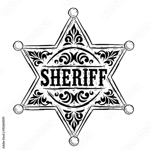 sheriff star badge