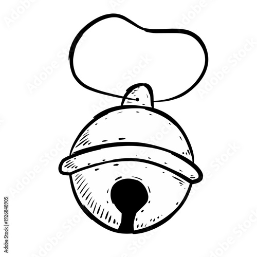 Sketch illustration of jingle bells