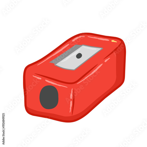 red pencil sharpener