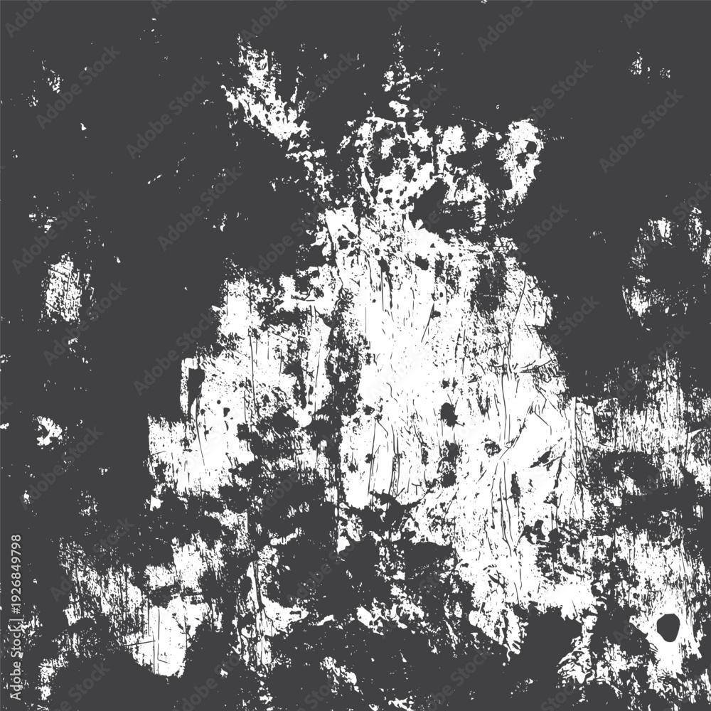 Fototapeta premium Grunge style artistic background. Monochrome abstract page