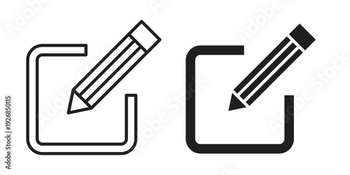 Edit text icon. Perfect for app and web interfaces, marketing, etc.