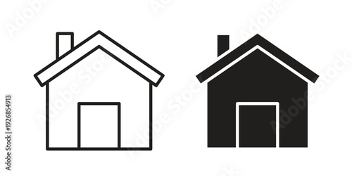 Home icon. Perfect for app and web interfaces, marketing, etc.