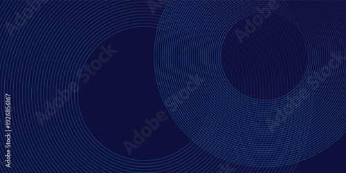 Abstract Blue Digital Tech Business or Science Background. Medical Research or Tech Innovation Online Webinar Presentation Event.