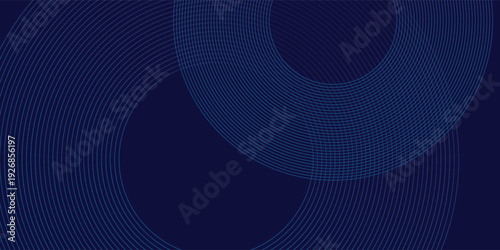 Abstract Blue Digital Tech Business or Science Background. Medical Research or Tech Innovation Online Webinar Presentation Event.