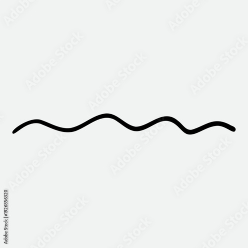 Calligraphy collection of wavy swoosh. Hand drawn swash, emphasis, line shape. Typographic extension simple stroke underline decoration for text, logo. Minimalist letter tail isolated element