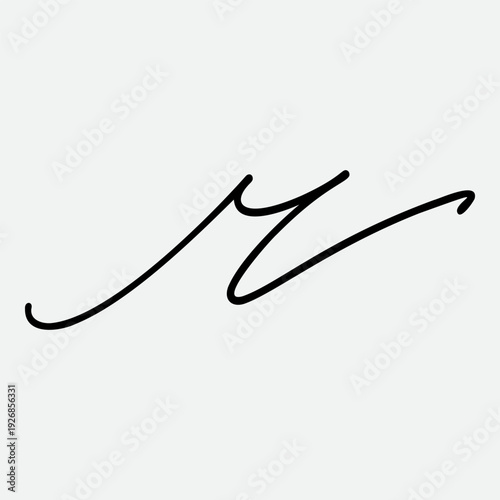 Calligraphy collection of wavy swoosh. Hand drawn swash, emphasis, line shape. Typographic extension simple stroke underline decoration for text, logo. Minimalist letter tail isolated element