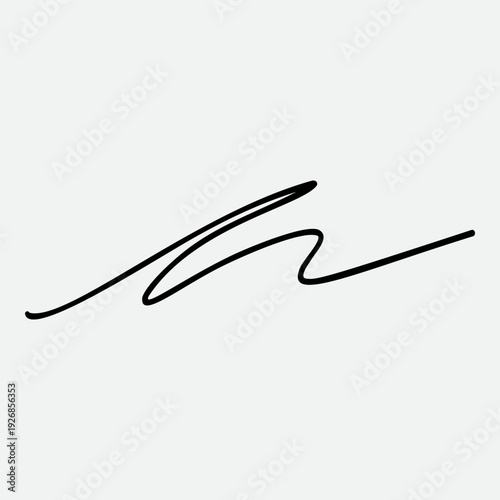 Calligraphy collection of wavy swoosh. Hand drawn swash, emphasis, line shape. Typographic extension simple stroke underline decoration for text, logo. Minimalist letter tail isolated element