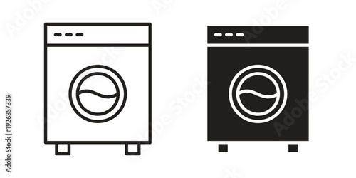 Laundry icon. Perfect for app and web interfaces, marketing, etc.