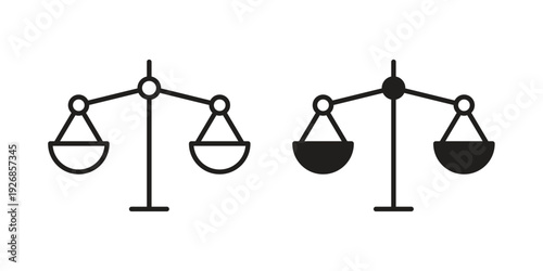 Law icon. Perfect for app and web interfaces, marketing, etc.