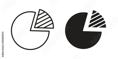 Market share icon. Perfect for app and web interfaces, marketing, etc.