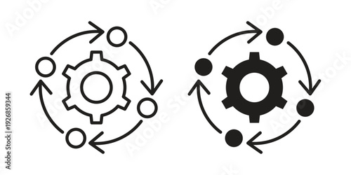 Methodology icon. Perfect for app and web interfaces, marketing, etc.
