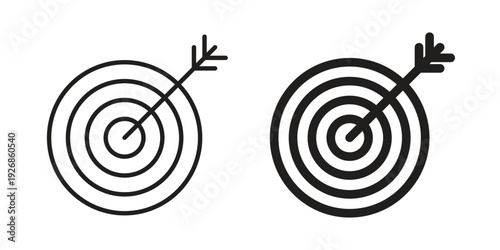 Objectives icon. Perfect for app and web interfaces, marketing, etc.