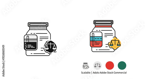 Medicine law icon. Medical legal justice concept