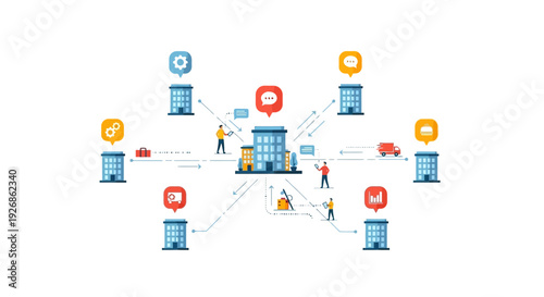 Decentralized Network of Businesses and Services Connected Digitally.