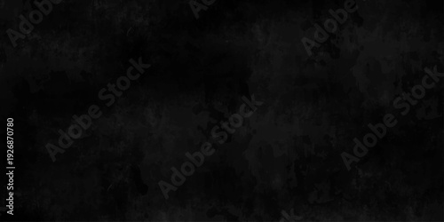 Abstract granular black wall texture with scratch, panorama dark grunge texture. Polished natural granite marble for ceramic digital wall tiles. black paper texture. black stone concrete wall design.