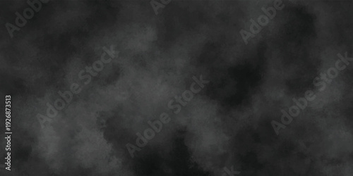Abstract background with natural   texture background and floor tiles, black rustic marble stone texture .Border from smoke. Misty effect for film and paper texture design 