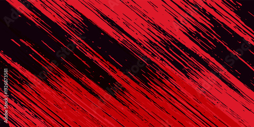 Abstract speed lines style red color halftone banner design template modern grunge