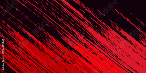 Abstract speed lines style red color halftone banner design template modern grunge