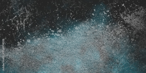 Abstract design of white powder cloud isolated on black, dark background. abstract white powder explosion. Particles cloud screen saver, wallpaper. Milky Way shot with blue atmosphere.
