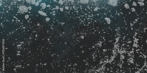 Abstract design of white powder cloud isolated on black, dark background. abstract white powder explosion. Particles cloud screen saver, wallpaper. Milky Way shot with blue atmosphere.
