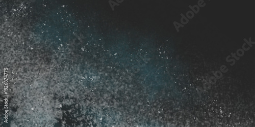 Abstract design of white powder cloud isolated on black, dark background. abstract white powder explosion. Particles cloud screen saver, wallpaper. Milky Way shot with blue atmosphere.
