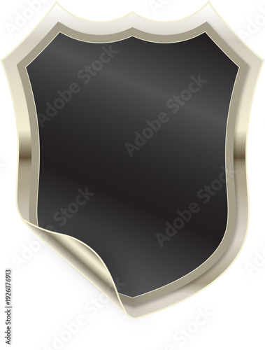 Shield Label Badge Vector for Quality Badges, Guarantee Labels, Award Certification & Trust Seals