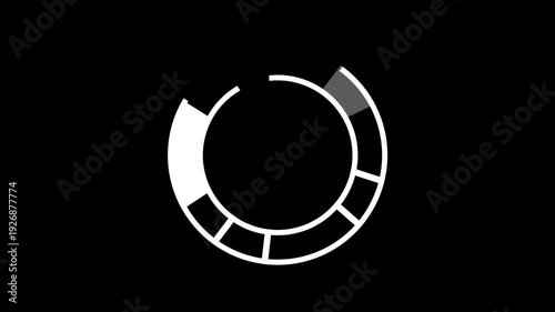 Circle for user interface, technology, game background