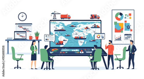 Global Logistics and Supply Chain Management Team Meeting.