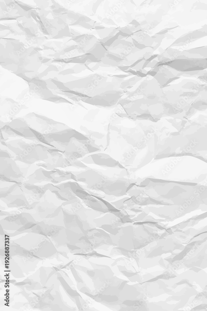 Fototapeta premium White clean crumpled paper
