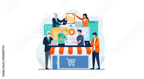E-commerce Business Management & Online Store Operations: Digital Team Collaboration for Retail Success