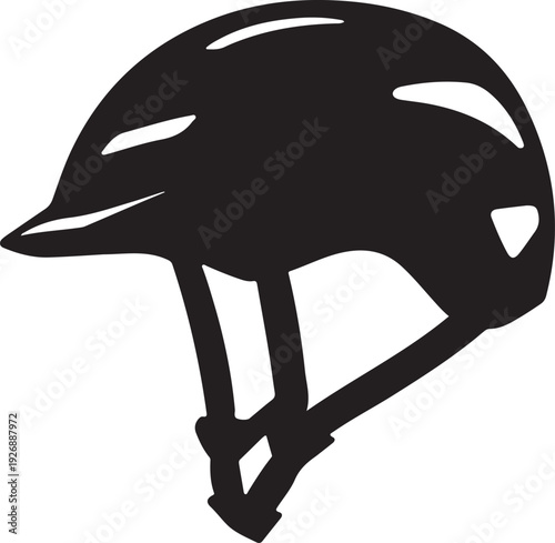 Bicycle Helmet Silhouette
