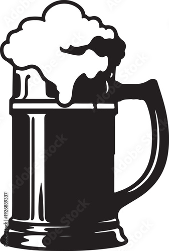 Beer Mug Silhouette