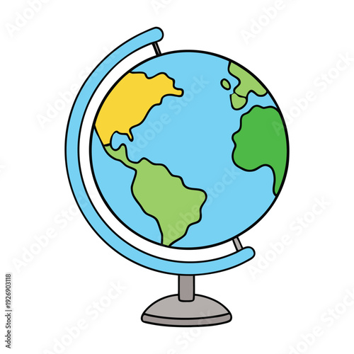 A luminous open globe, revealing continents and oceans in vivid detail, inviting exploration and curiosity, perfect for study, travel inspiration, or world discovery.
