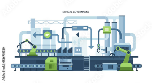 Ethical Governance in Industrial Automation: Robotics and Smart Factory Processes for Responsible and Sustainable Manufacturing