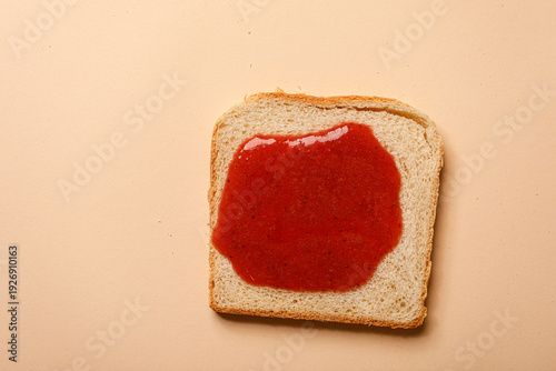 Close up photo of a slice o...
