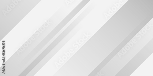 Abstract background with white and grey diagonal layers and soft gradient texture.