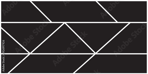 Photo collage template. Mood board grid. Square picture frame. Photography album layout.