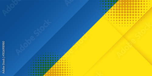 Vector abstract background texture  Sale banner template design, bright poster. Big sale special offer. banner yellow background, pink and blue stripes and shapes.