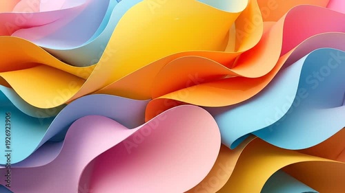 Abstract colorful background with flowing shapes and vibrant gradients, perfect for design.