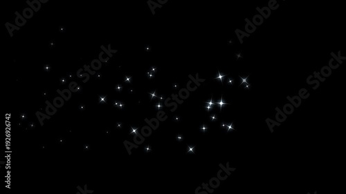 Wallpaper Mural White sparkling glitter stars trail, glowing magic dust line transition, twinkling fairy shimmer burst overlay, fast glittering star particles effect on black and chroma key screen 4K Torontodigital.ca