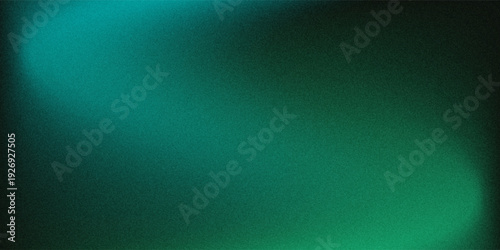 Dark green blue grainy gradient background, black backdrop, noise texture