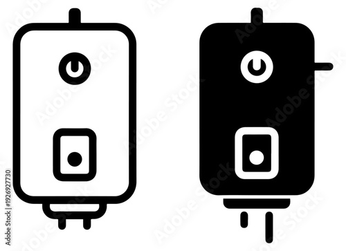 boiler water heater system icon