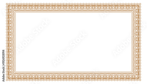 Golden thin frame set. Gold geometric borders in art deco style. Thin linear radiance rectangular shape collection. Yellow glowing shiny boarder element pack. Vector bundle for photo, cadre, poster