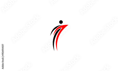 sport logo human vector design logo Free Download sport logo human vector design logo - GFXLoad