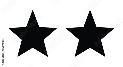 Two birds perched on a branch a striking vector silhouette