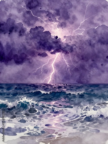 Amethyst Storm Waves