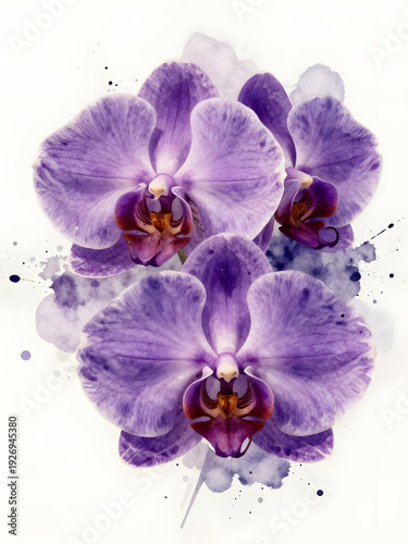 Amethyst Orchid Storm