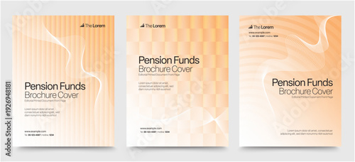 Modern Corporate Brochure Cover Template for Business Report & Booklet Cover Layouts