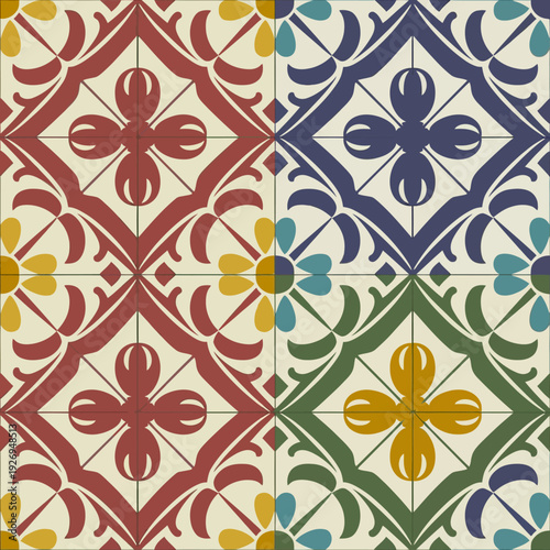 vector illustration hires Collection of High-Resolution Abstract Seamless ornament Patterns with Diverse Designs and Textures