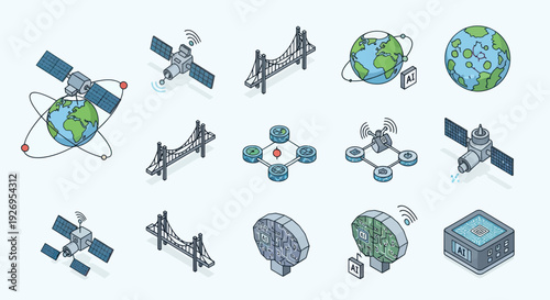 Satellites and Space Technology Equipment.